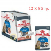 Пауч Royal Canin Ultra Light 85 гр. - за котки склонни към напълняване, тънки късчета месо в специален сос грейви